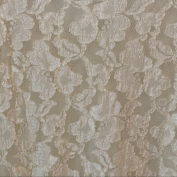 Vintage White Floral Lace Blouse - Picture 4 of 6